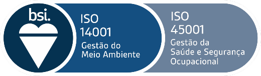 Selo ISO 14001 e ISO 45001